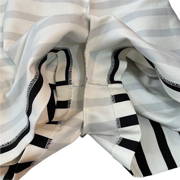 Zara Romper Trafaluc White and Black Classic Striped Skort Dress Casual Romper - Picture 7 of 12